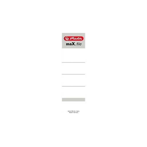4008119743104 - Rückenschild maXfile 54 x 190 mm weiß zum einstecken 4008119743104 10 Stück 4008119743104 - Rückenschild maXfile 54 x 190 mm weiß zum einstecken 4008119743104 10 Stück