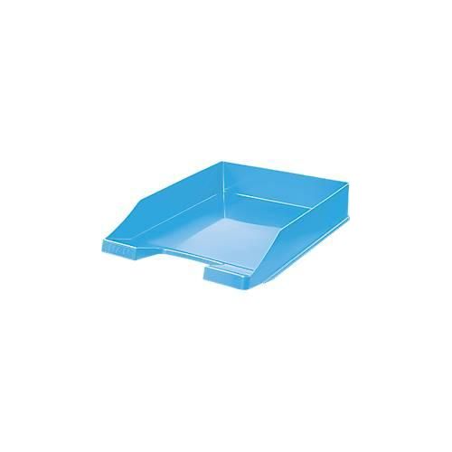 4012473112889 - Ablagekorb Klassik für Format A4 C4 mit Beschriftungsfeld stapelbar B 255 x T 348 x H 65 mm Kunststoff hellblau 10 Stück 4012473112889 - Ablagekorb Klassik für Format A4 C4 mit Beschriftungsfeld stapelbar B 255 x T 348 x H 65 mm Kunststoff hellblau 10 Stück