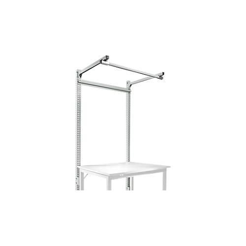 4045916001723 - Aufbauportal m Ausleger Grundtisch STANDARD Arbeitstisch Werkbank UNIVERSAL PROFI 1250 mm lichtgrau 4045916001723 - Aufbauportal m Ausleger Grundtisch STANDARD Arbeitstisch Werkbank UNIVERSAL PROFI 1250 mm lichtgrau