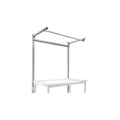 4045916131772 - Aufbauportal m Ausleger Grundtisch STANDARD Arbeitstisch Werkbank UNIVERSAL PROFI 1500 mm alusilber