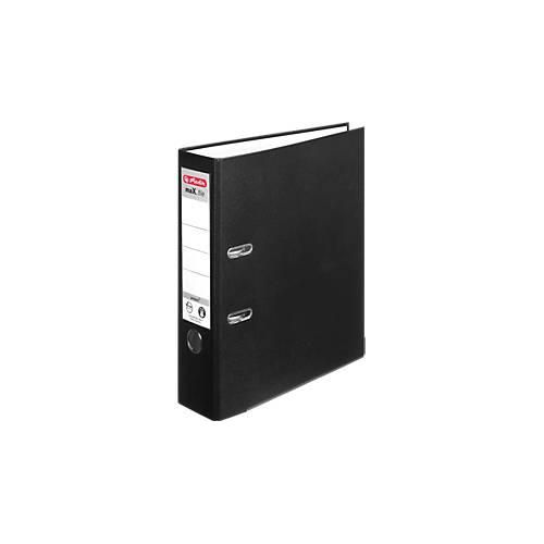 4008115480805 - herlitz maXfile protect Ordner DIN A4 80 mm Schwarz 2 Ringe 5480801 Pappkarton PP (Polypropylen) Texturiert Hochformat 4008115480805 - herlitz maXfile protect Ordner DIN A4 80 mm Schwarz 2 Ringe 5480801 Pappkarton PP (Polypropylen) Texturiert Hochformat