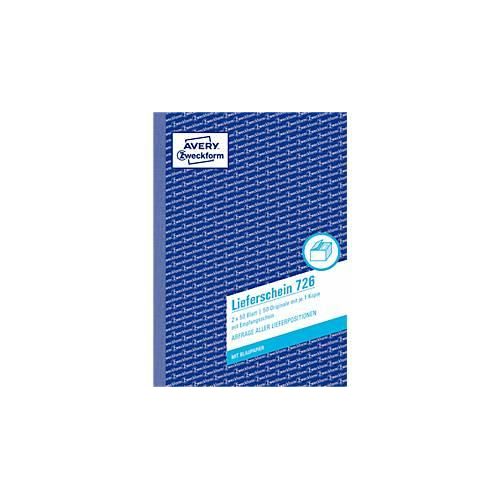 4004182007266 - AVERY Zweckform Lieferscheine 726 DIN A5 Perforiert N A 50 Blatt 4004182007266 - AVERY Zweckform Lieferscheine 726 DIN A5 Perforiert N A 50 Blatt