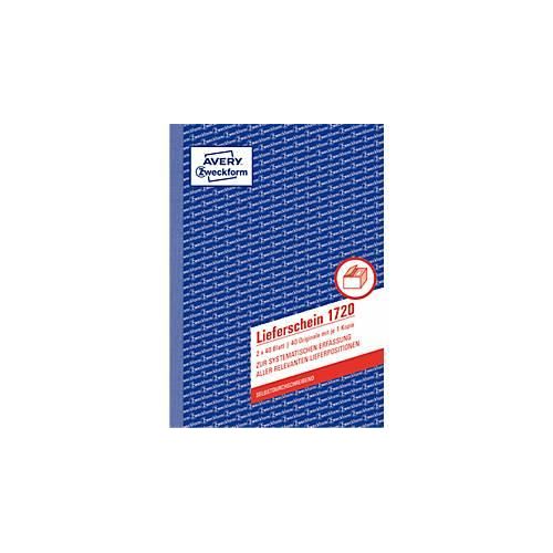 4004182017203 - Lieferschein 1720 Format A5 1 Buch mit 2 x 40 Blatt FSC®-Papier weiß gelb 4004182017203 - Lieferschein 1720 Format A5 1 Buch mit 2 x 40 Blatt FSC®-Papier weiß gelb