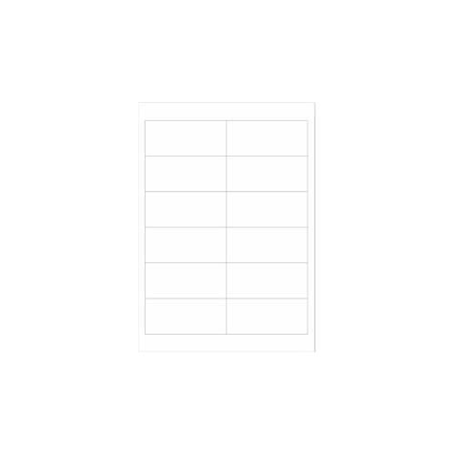 4250510811962 - Select Universal-Etiketten 970 x 423 mm Permanentkleber 1200 Stück