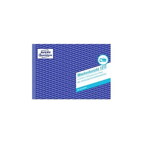 4004182013113 - ® - Wochenbericht din A5 quer nicht selbstdurchschreibend 1 Durchschlag 2 x 50 Bl 4004182013113 - ® - Wochenbericht din A5 quer nicht selbstdurchschreibend 1 Durchschlag 2 x 50 Bl