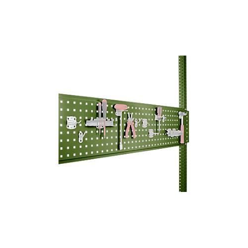 4045916018868 - Werkzeug-Lochplatte für Tischbreite 1250 mm f Serie Universal Profi resedagrün RAL 6011