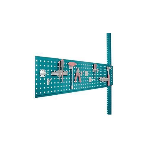 4045916018851 - Werkzeug-Lochplatte für Tischbreite 1250 mm f Serie Universal Profi wasserblau RAL 5021