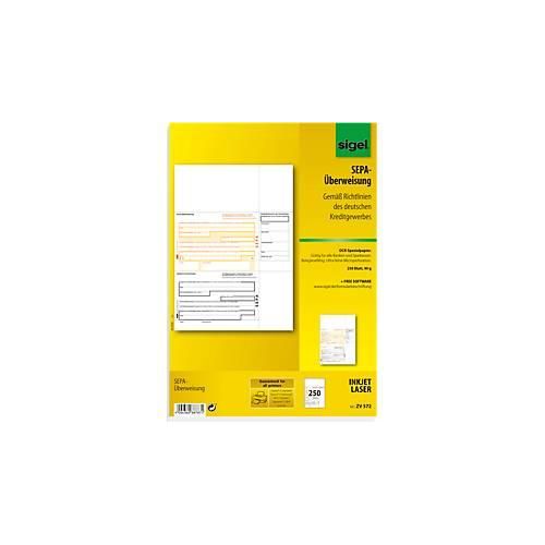 4004360887871 - PC-SEPA-Überweisung ZV572 beleglesefähig MP 90 g m2 A4 Inhalt 250 Formulare 4004360887871 - PC-SEPA-Überweisung ZV572 beleglesefähig MP 90 g m2 A4 Inhalt 250 Formulare