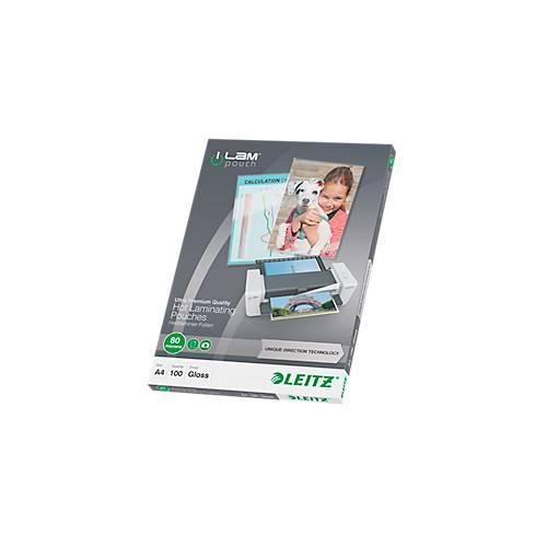 4002432397624 - iLAM Premium Laminierfolien DIN A4 Glänzend 80 Mikron (2 x 80) Transparent 100 Stück 4002432397624 - iLAM Premium Laminierfolien DIN A4 Glänzend 80 Mikron (2 x 80) Transparent 100 Stück