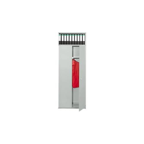 4044917424098 - Garderobenstange für Regalsystem PROGRESS 500 T mit Hutablage B 750 x T 400 mm Stahl verzinkt 4044917424098 - Garderobenstange für Regalsystem PROGRESS 500 T mit Hutablage B 750 x T 400 mm Stahl verzinkt