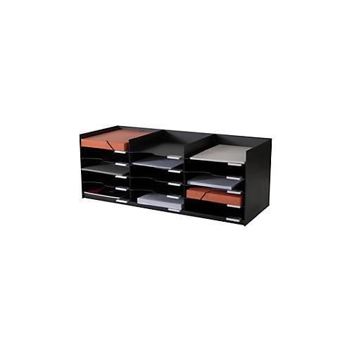 3660141921670 - Sortierstation Sortierbox für Querrollladensc DIN A4 15-Fach  Schwarz