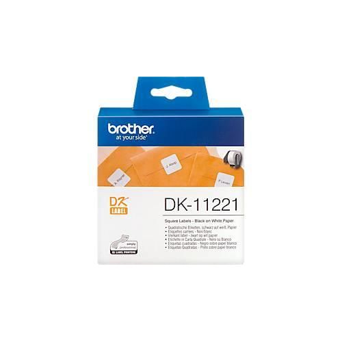 4977766655934 - DK-11221 - Schwarz auf Weiß - 23 x 23 mm 1000 Etikett(en) Etiketten - für QL-1050 1060 1110 500 550 560 570 580 600 650 700 710 720 820 4977766655934 - DK-11221 - Schwarz auf Weiß - 23 x 23 mm 1000 Etikett(en) Etiketten - für QL-1050 1060 1110 500 550 560 570 580 600 650 700 710 720 820