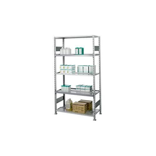 4052939197487 - SSI Schäfer Archivregal Grundfeld 5 Böden B 1285 x T 600 mm verzinkt