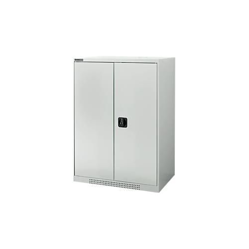 4051273768490 - Genius Flügeltürenschrank FS Stahl mit Belüftungslöchern B 810 x T 520 x H 1105 mm 3 OH Lichtgrau Lichtgrau bis 180 kg 4051273768490 - Genius Flügeltürenschrank FS Stahl mit Belüftungslöchern B 810 x T 520 x H 1105 mm 3 OH Lichtgrau Lichtgrau bis 180 kg