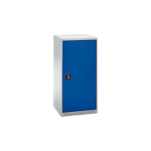 4051273768599 - Genius Flügeltürenschrank FS Stahl mit Belüftungslöchern B 545 x T 520 x H 1105 mm 3 OH Weißalu Enzianblau bis 150 kg 4051273768599 - Genius Flügeltürenschrank FS Stahl mit Belüftungslöchern B 545 x T 520 x H 1105 mm 3 OH Weißalu Enzianblau bis 150 kg