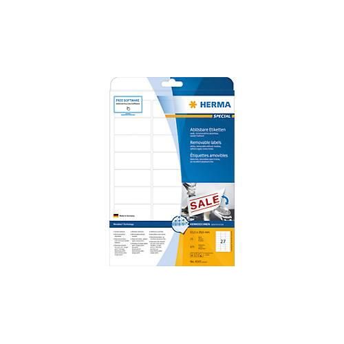 4008705043472 - Etiketten Special 4347 weiß 635x296mm (BxH) wiederablösbar 4008705043472 4347 25 Blatt 4008705043472 - Etiketten Special 4347 weiß 635x296mm (BxH) wiederablösbar 4008705043472 4347 25 Blatt