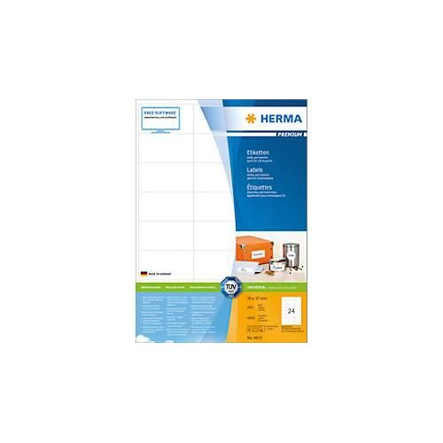 4008705046152 - - Universaletikett premium 70 x 37 mm (b x h) nicht wieder ablösbar Papier weiß 4800 Etik Pack 4008705046152 - - Universaletikett premium 70 x 37 mm (b x h) nicht wieder ablösbar Papier weiß 4800 Etik Pack