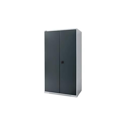 4051273769442 - Genius Flügeltürenschrank FS Stahl mit Belüftungslöchern B 1055 x T 620 x H 1950 mm 5 OH Weißalu Anthrazitgrau bis 500 kg 4051273769442 - Genius Flügeltürenschrank FS Stahl mit Belüftungslöchern B 1055 x T 620 x H 1950 mm 5 OH Weißalu Anthrazitgrau bis 500 kg