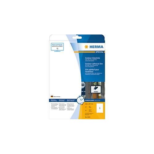 4008705095006 - HERMA Etiketten A4 Outdoor Klebefolie 210x297 mm weiß extrem stark haftend Folie matt wetterfest 10 St - Weiß - Selbstklebendes Druckeretikett - A4 - Polyolefine - Laser - Dauerhaft 4008705095006 - HERMA Etiketten A4 Outdoor Klebefolie 210x297 mm weiß extrem stark haftend Folie matt wetterfest 10 St - Weiß - Selbstklebendes Druckeretikett - A4 - Polyolefine - Laser - Dauerhaft