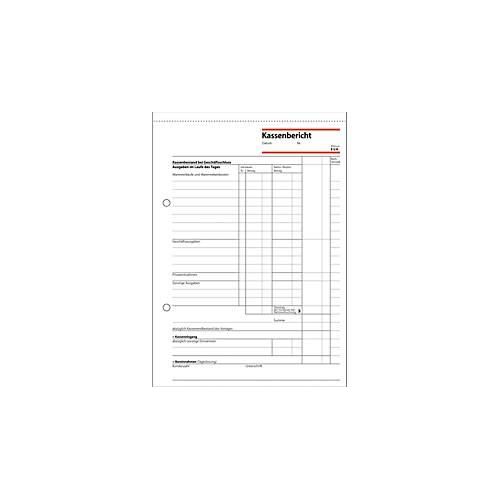 4004360910340 - sigel® Kassenbericht KA515 DIN A5 hoch 50 Blatt