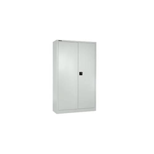 4051273516411 - Select Flügeltürenschrank MS iCONOMY Stahl 5 Ordnerhöhen B 800 x T 400 x H 1935 mm weißaluminium RAL 9006