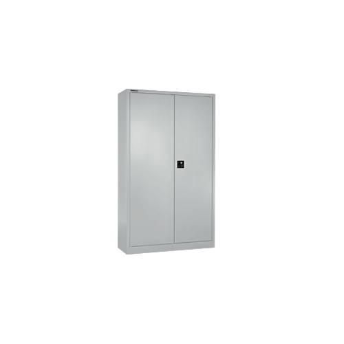 4051273516435 - Select Flügeltürenschrank MS iCONOMY Stahl 5 Ordnerhöhen B 950 x T 400 x H 1935 mm weißaluminium RAL 9006