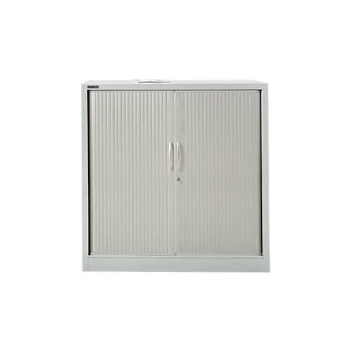 4051273516572 - Select Rollladenschrank MS iCONOMY Stahl 3 Ordnerhöhen B 1200 x T 400 x H 1215 mm lichtgrau RAL 7035