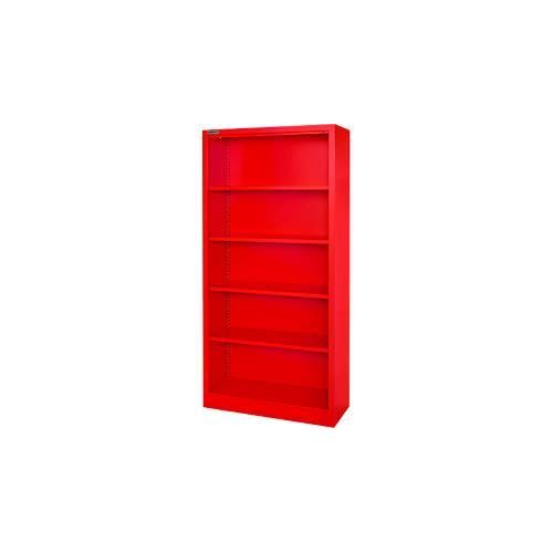 4051273517463 - Select Stahlregal MS iCOLOUR 5 Ordnerhöhen B 950 x T 400 x H 1935 mm rot RAL 3020
