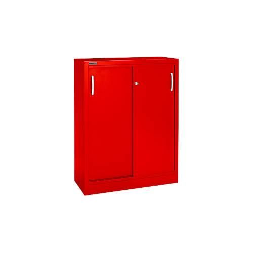 4051273517869 - Select Schiebetürenschrank 3 Ordnerhöhen B 1200 mm rot RAL 3020 4051273517869 - Select Schiebetürenschrank 3 Ordnerhöhen B 1200 mm rot RAL 3020