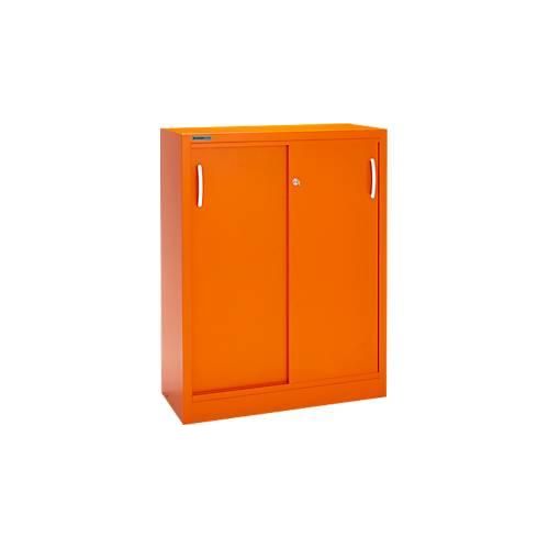 4051273517876 - Select Schiebetürenschrank 3 Ordnerhöhen B 1200 mm orange RAL 2004 4051273517876 - Select Schiebetürenschrank 3 Ordnerhöhen B 1200 mm orange RAL 2004