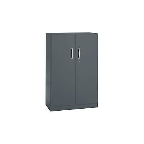 4051273786647 - Büroschrank 3OH abschließbar mit aufliegenden Türen B 800 mm Basaltgrau 4051273786647 - Büroschrank 3OH abschließbar mit aufliegenden Türen B 800 mm Basaltgrau