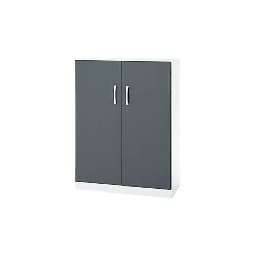 4051273786784 - Büroschrank 3OH abschließbar mit aufliegenden Türen B 950 mm Basaltgrau Verkehrsweiß 4051273786784 - Büroschrank 3OH abschließbar mit aufliegenden Türen B 950 mm Basaltgrau Verkehrsweiß