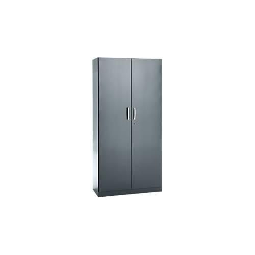4051273787002 - Büroschrank 5 OH abschließbar mit aufliegenden Türen B 950 mm Basaltgrau