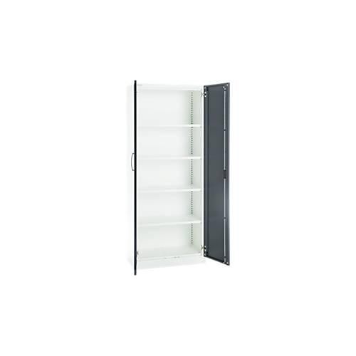4051273786968 - Büroschrank 5 OH abschließbar mit aufliegenden Türen B 800 mm Basaltgrau Verkehrsweiß 4051273786968 - Büroschrank 5 OH abschließbar mit aufliegenden Türen B 800 mm Basaltgrau Verkehrsweiß