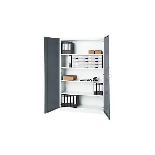 4051273787088 - Büroschrank 5 OH abschließbar mit aufliegenden Türen B 1200 mm Verkehrsweiß 4051273787088 - Büroschrank 5 OH abschließbar mit aufliegenden Türen B 1200 mm Verkehrsweiß