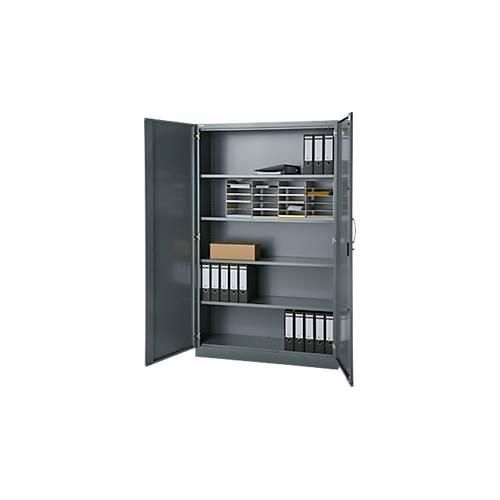 4051273787095 - Büroschrank 5 OH abschließbar mit aufliegenden Türen B 1200 mm Basaltgrau 4051273787095 - Büroschrank 5 OH abschließbar mit aufliegenden Türen B 1200 mm Basaltgrau