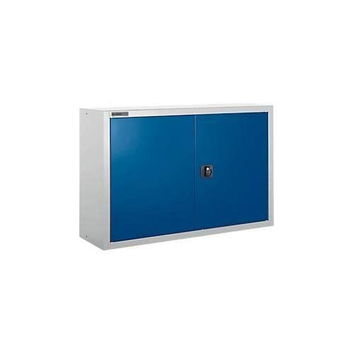 4051273514677 - Select Aufsatzschrank MS 8409i B 950 x T 400 x H 800 mm 1 Boden Stahl weißaluminium RAL 9006 enzianblau RAL 5010