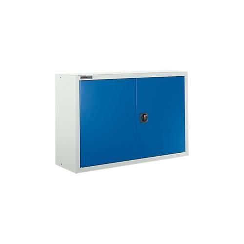 4051273746344 - Select Aufsatzschrank MS 8412i B 1200 x T 400 x H 800 mm 1 Boden Stahl lichtgrau RAL 7035 enzianblau RAL 5010