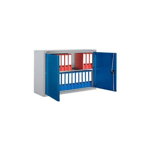 4051273514707 - Select Aufsatzschrank MS 8412i B 1200 x T 400 x H 800 mm 1 Boden Stahl weißaluminium RAL 9006 enzianblau RAL 5010 4051273514707 - Select Aufsatzschrank MS 8412i B 1200 x T 400 x H 800 mm 1 Boden Stahl weißaluminium RAL 9006 enzianblau RAL 5010