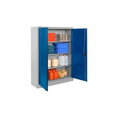 4051273514790 - Select Materialschrank MSI 16412 B 1200 x T 400 x H 1535 mm 3 Böden Stahl weißaluminium RAL 9006 enzianblau RAL 5010 4051273514790 - Select Materialschrank MSI 16412 B 1200 x T 400 x H 1535 mm 3 Böden Stahl weißaluminium RAL 9006 enzianblau RAL 5010