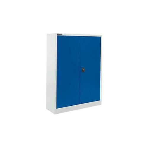 4051273746351 - Select Materialschrank MSI 16412i B 1200 x T 400 x H 1535 mm 3 Böden Stahl lichtgrau enzianblaub
