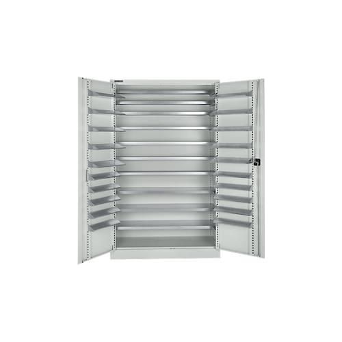 4051273642332 - Select Magazinschrank 10 Fachböden ohne Ausstattung B 1200 x T 500 x H 1935 mm Stahl lichtgrau 4051273642332 - Select Magazinschrank 10 Fachböden ohne Ausstattung B 1200 x T 500 x H 1935 mm Stahl lichtgrau