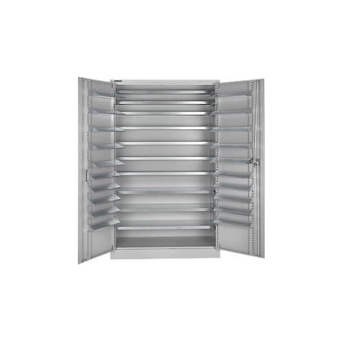 4051273515926 - Select Magazinschrank 10 Fachböden ohne Ausstattung B 1200 x T 500 x H 1935 mm Stahl weißaluminium