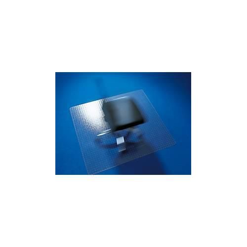 4024591001808 - Schreibtischstuhl Unterlage ECO GRIP SOLID für Teppichböden Ankernoppen rutschfest & schwer entflammbar 1100 x 1200 mm PC & PUR transparent