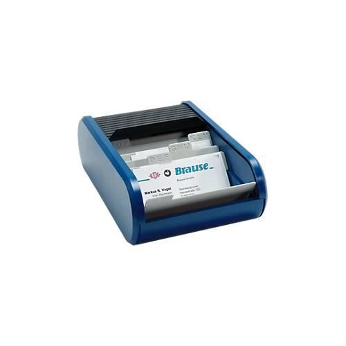 4012086021141 - - Visitenkartenbox the personal 136 x 67 x 242 cm (b x h x t) 105 x 55 mm (b x h) Polystyrol Polyethylen Polypropylen schwarz blau