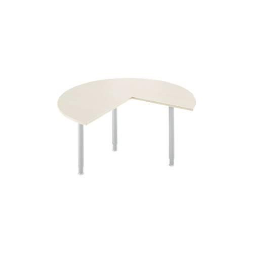 4250510819623 - Ansatztisch 3 4 Kreis Ø 1400 mm Ansatz rechts links Ahorn weißalu