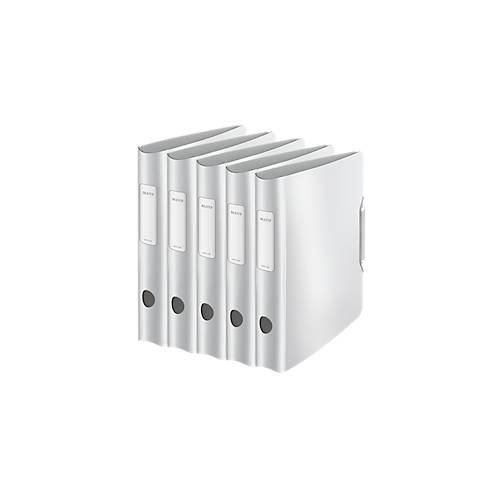 4002432558124 - LEITZ® Ordner Active Style DIN A4 Rückenbreite 65 mm 5 Stück arktik weiß