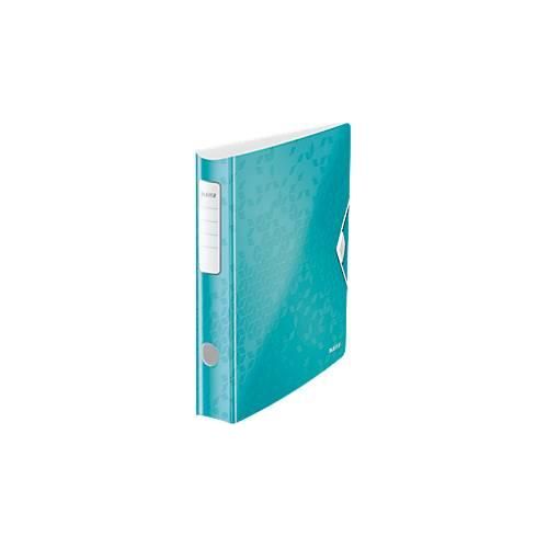 4002432559923 - LEITZ® Ordner Active WOW DIN A4 Rückenbreite 65 mm 5 Stück eisblau