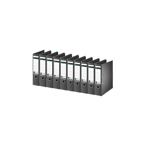 4002432553662 - LEITZ® Ordner 1007 1008 DIN A4 Rückenbreite 80 mm 10 Stück schwarz