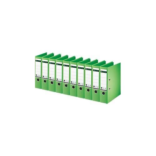 4002432553624 - LEITZ® Ordner 1007 1008 DIN A4 Rückenbreite 80 mm 10 Stück grün